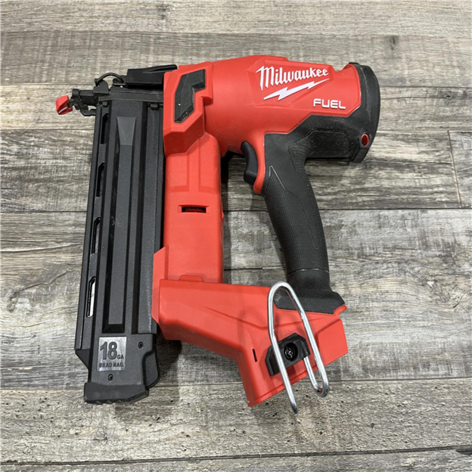 AS-IS Milwaukee FUEL 18-Volt Lithium-Ion Brushless Cordless Gen II 18-Gauge Brad Nailer (Tool-Only)