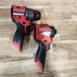 HOUSTON LOCATION - AS-IS (APPEARS LIKE NEW) Milwaukee FUEL 12-Volt Lithium-Ion Brushless Cordless Hammer Drill and Impact Driver Combo Kit