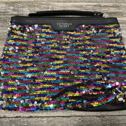 NEW - Victoria's Secret Multicolored Sequin Mini Bag - Women's