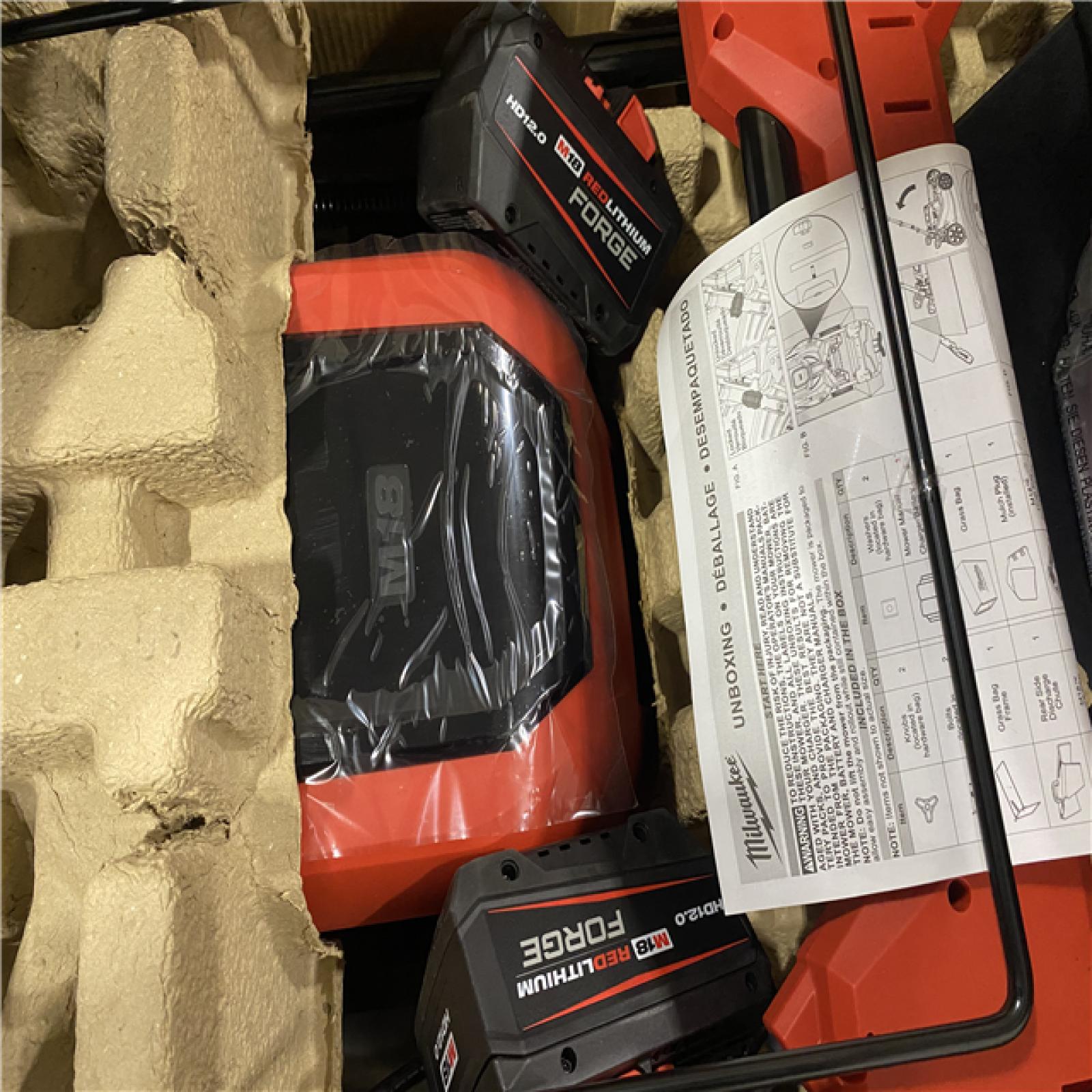 As-Is- M18 FUEL Brushless Cordless 21 in. Walk Behind Dual Battery Self-Propelled Mower W/(2) 12.0Ah Battery and Rapid Charger