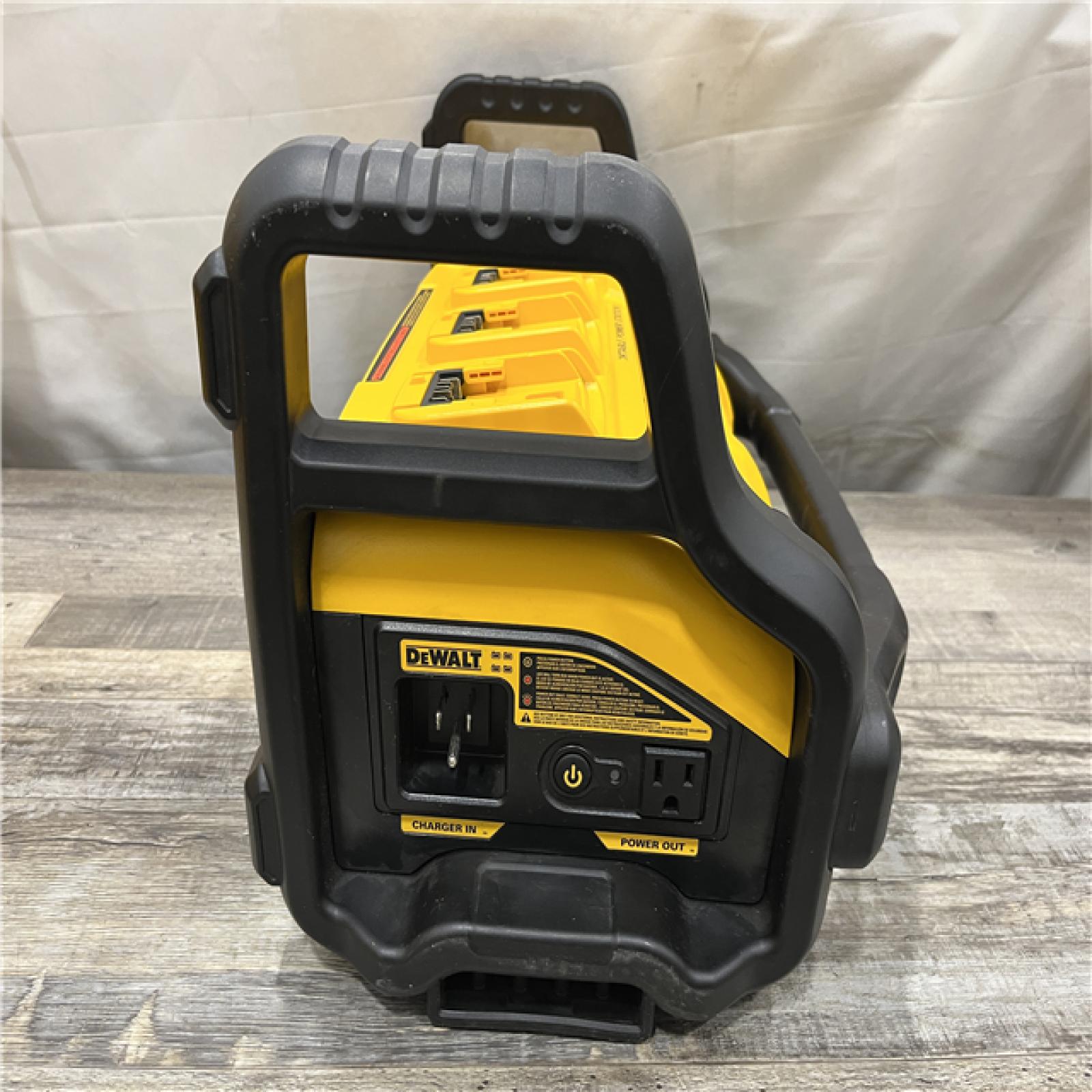 AS-IS DEWALT 1800 Watt Portable Power Station and 20V/60V MAX Lithium-Ion Battery Charger