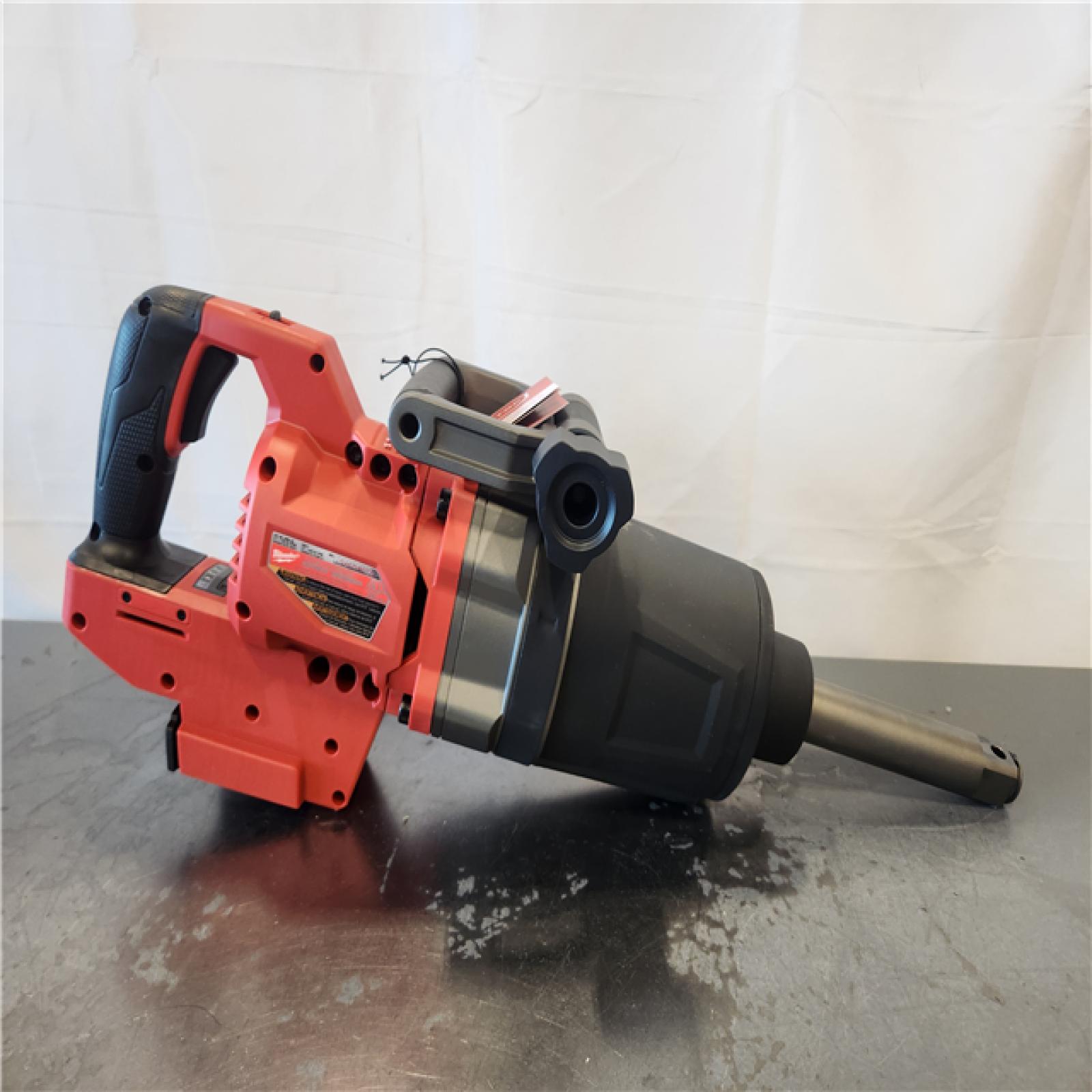 AS-IS- Milwaukee M18 FUEL 18V Lithium-Ion Brushless Cordless 1 in. Impact Wrench Extended Reach D-Handle (Tool-Only)