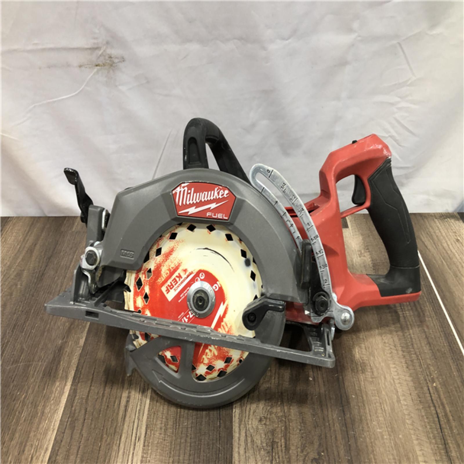 AS-IS Milwaukee FUEL 18V Lithium-Ion Cordless 7-1/4 in. Rear Handle Circular Saw (Tool-Only)