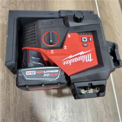AS-IS Milwaukee-3632-21 M12 Green Beam Laser 360Â° 3-Plane Kit