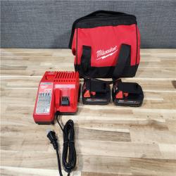 HOUSTON LOCATION - AS-IS Milwaukee  18V Lithium-Ion Cordless Drill Driver/Impact Driver Combo Kit