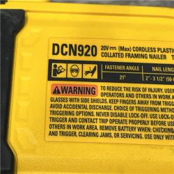 AS-IS DEWALT 20-Volt 21° Cordless Framing Nailer (Tool-Only)