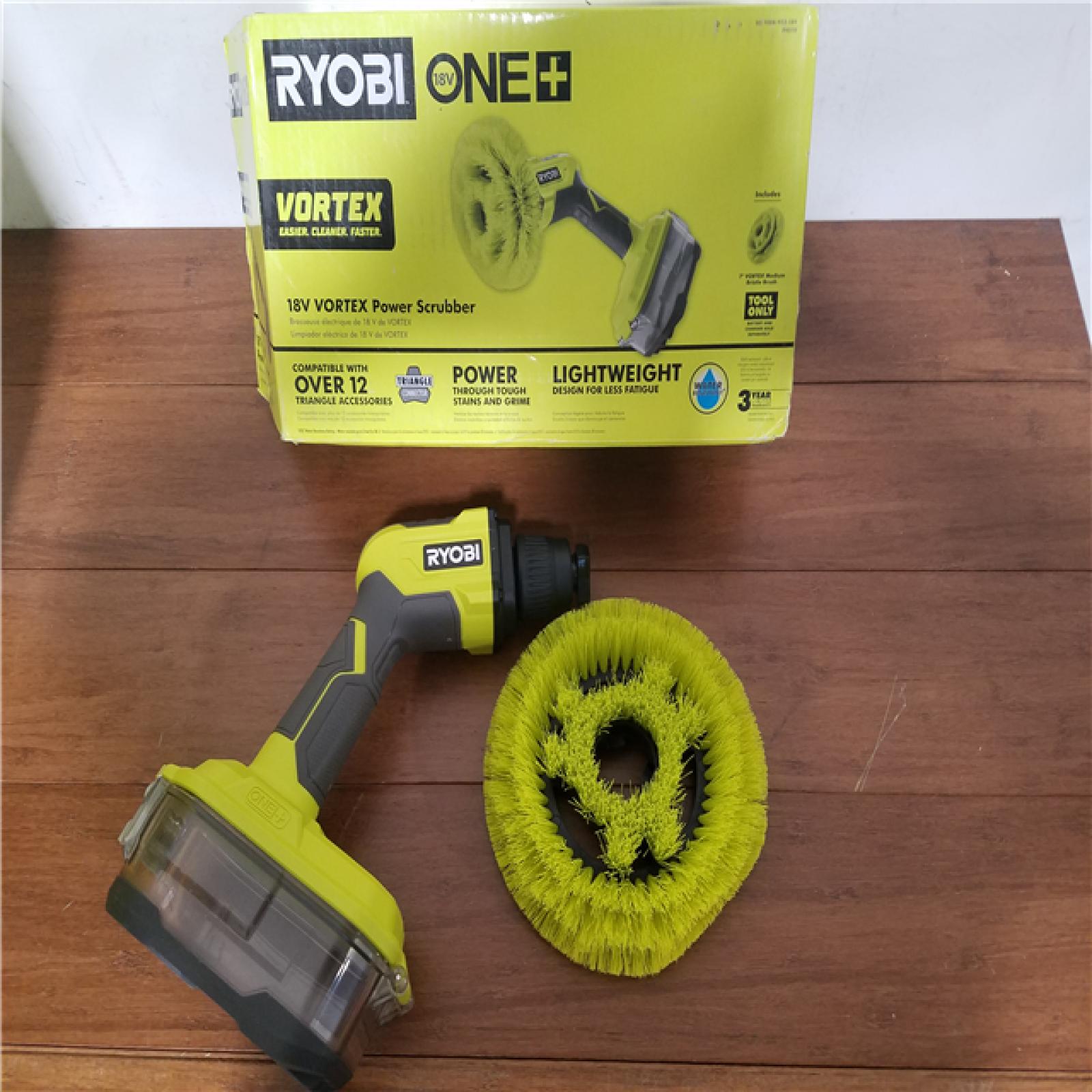 California NEW Ryobi One+ 18V Vortex Power Scrubber (Tool Only)