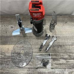 AS-IS Milwaukee FUEL 18V Lithium-Ion Brushless Cordless Compact Router (Tool-Only)