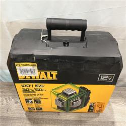 NEW - DEWALT 12V MAX Lithium-Ion 100 ft. Green Self-Leveling 3-Beam 360 Degree Laser Level Kit