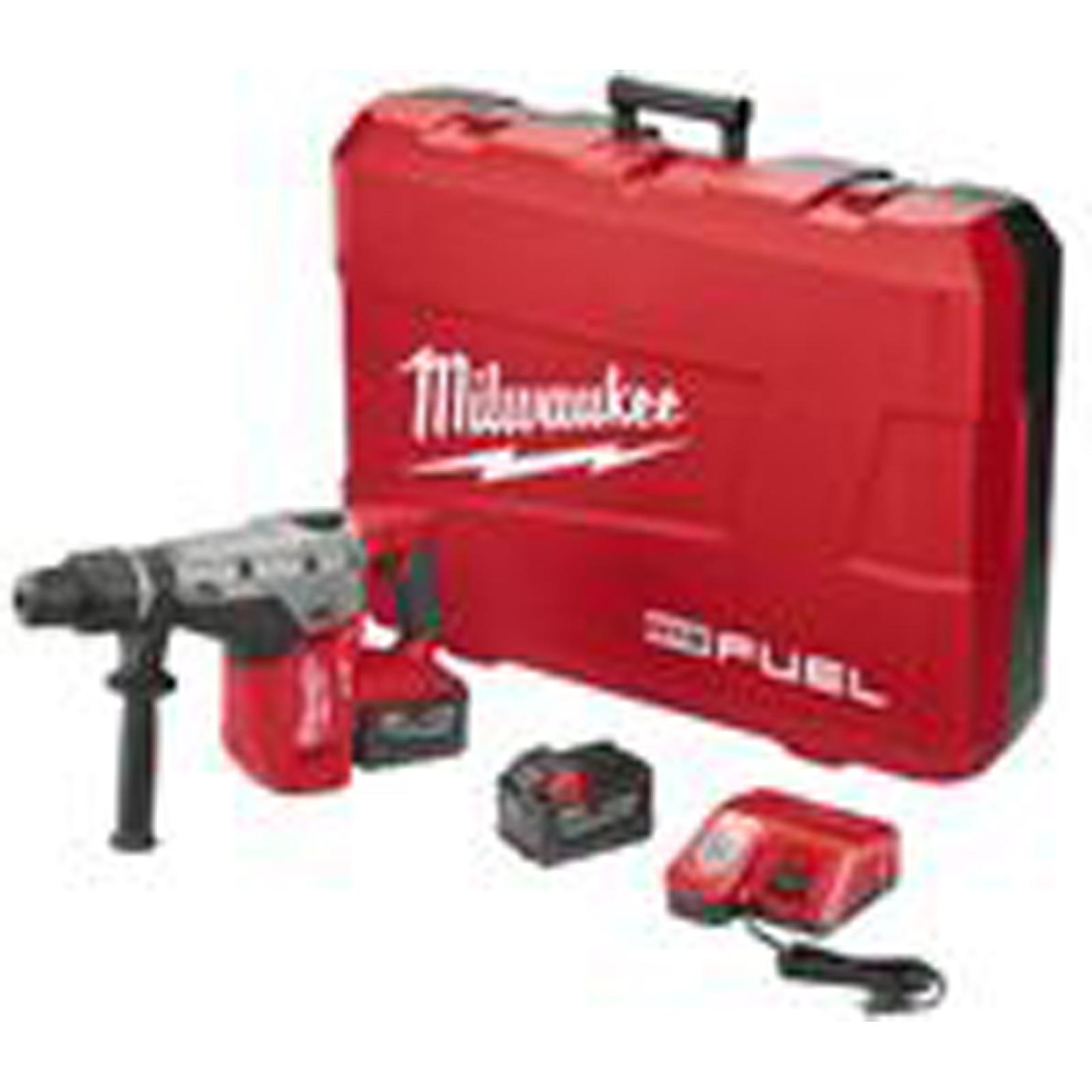 NEW - Milwaukee FUEL 18V Lithium-Ion Brushless Cordless 1-9/16 in. SDS-Max Rotary Hammer Kit