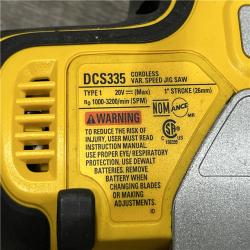 AS-IS DEWALT 20V MAX XR Cordless Barrel Grip Jigsaw (Tool Only)