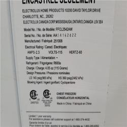 California AS-IS Frigidaire 25 cu. ft. Freezer  Model # FFCL2542AW