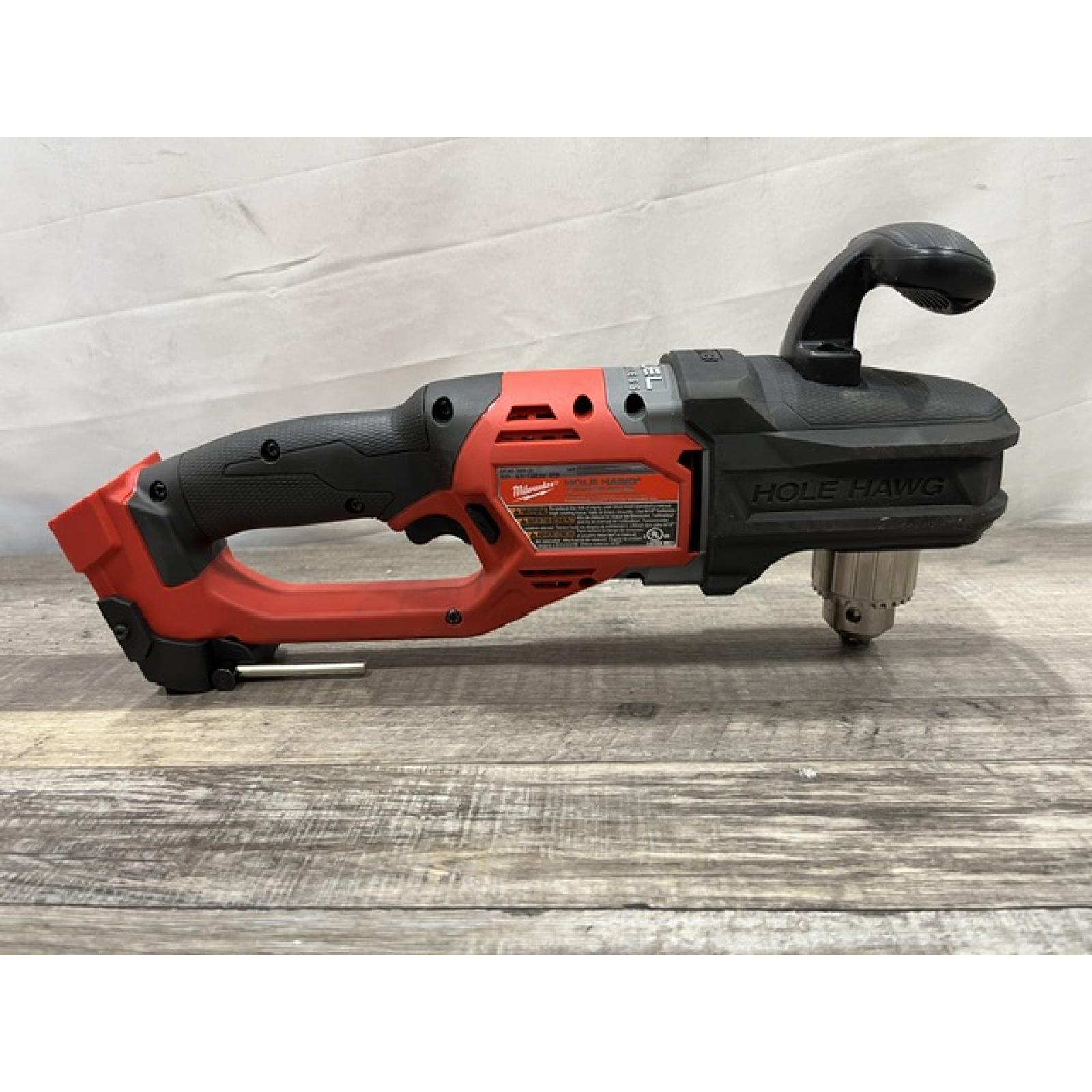 AS-IS Milwaukee FUEL GEN II 18V Lithium-Ion Brushless Cordless 1/2 in. Hole Hawg Right Angle Drill (Tool-Only)