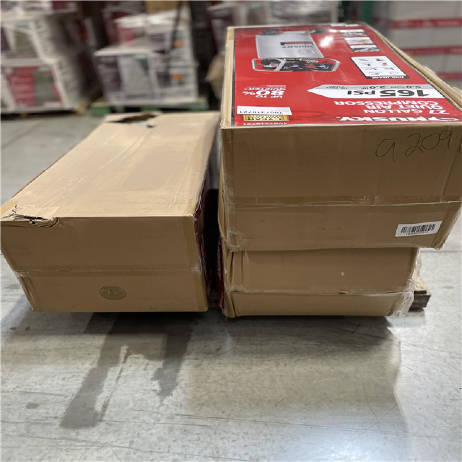 DALLAS LOCATION - HUSKY 27 GALLON AIR COMPRESSOR PALLET-(3 UNITS)