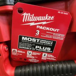 Phoenix NEW Milwaukee PACKOUT 22 in. Rolling Tool Box  22 in. Large Tool Box and 22 in. Medium Tool Box ProSystem Low Profile Handle