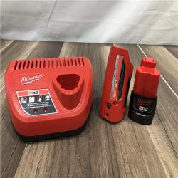 AS-IS Milwaukee Men's Large 12-Volt Lithium-Ion Cordless Gray Heated Jacket Hoodie Kit