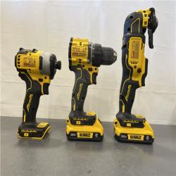 AS-IS - DeWalt 20V MAX ATOMIC Cordless Brushless 4 Tool Combo Kit