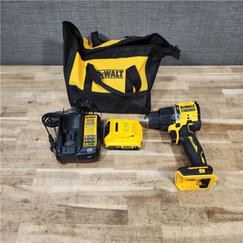 HOUSTON LOCATION - AS - IS DEWALT ATOMIC 20V Lithium-Ion Cordless 1/2 in. Hammer Drill Kit