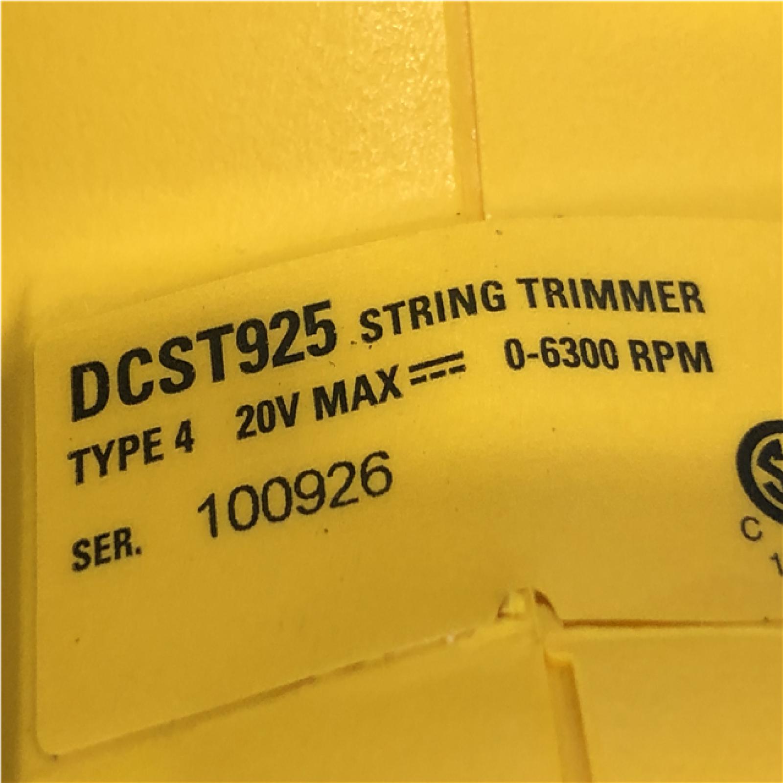 AS-IS DEWALT  20V MAX Cordless Battery Powered String Trimmer (Tool Only)