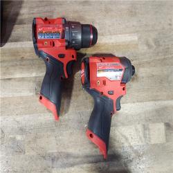 HOUSTON LOCATION - AS-IS Milwaukee 3497-22 12V Brushless Hammer Drill and Impact Driver Combo Kit