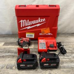 AS-IS Milwaukee FUEL 18V Lithium-Ion Brushless Cordless 3/8 in. Compact Impact Wrench Kit