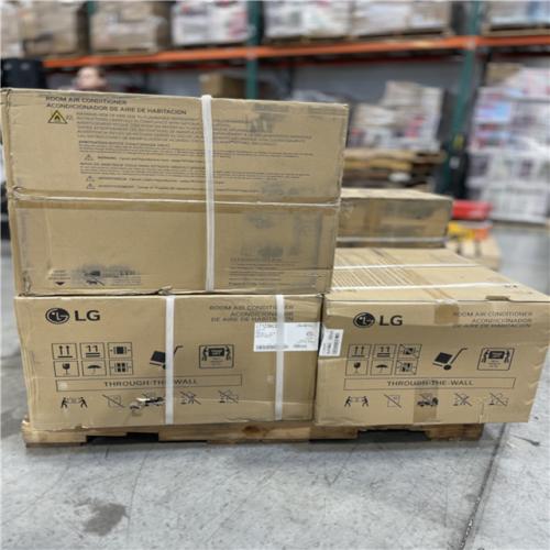DALLAS LOCATION-AS IS LG 11 800 BTU 230V WALL AIR CONDITIONER PALLET (5 UNITS)