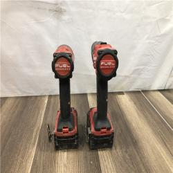 AS-IS Milwaukee FUEL 18V Lithium-Ion Brushless Cordless Hammer Drill and Impact Driver Combo Kit