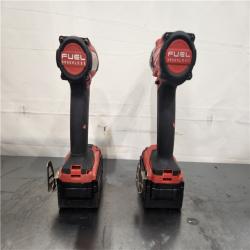 AS-IS- Milwaukee  FUEL 18V Lithium-Ion Brushless Cordless Hammer Drill and Impact Driver Combo Kit