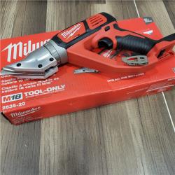 AS-IS Milwaukee M18 18-volt Lithium-ion Cordless 18-gauge Double Cut Metal Shear  Bare Tool