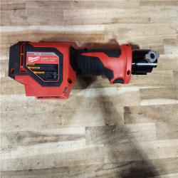 HOUSTON LOCATION - AS-IS Milwaukee 18V Lithium-Ion Cordless Short Throw Press Tool with 3 PEX Crimp Jaws Kit