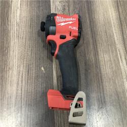 AS-IS Milwaukee  FUEL 18V Lithium-Ion Brushless Cordless 1/4 in. Hex Impact Driver (Tool-Only)