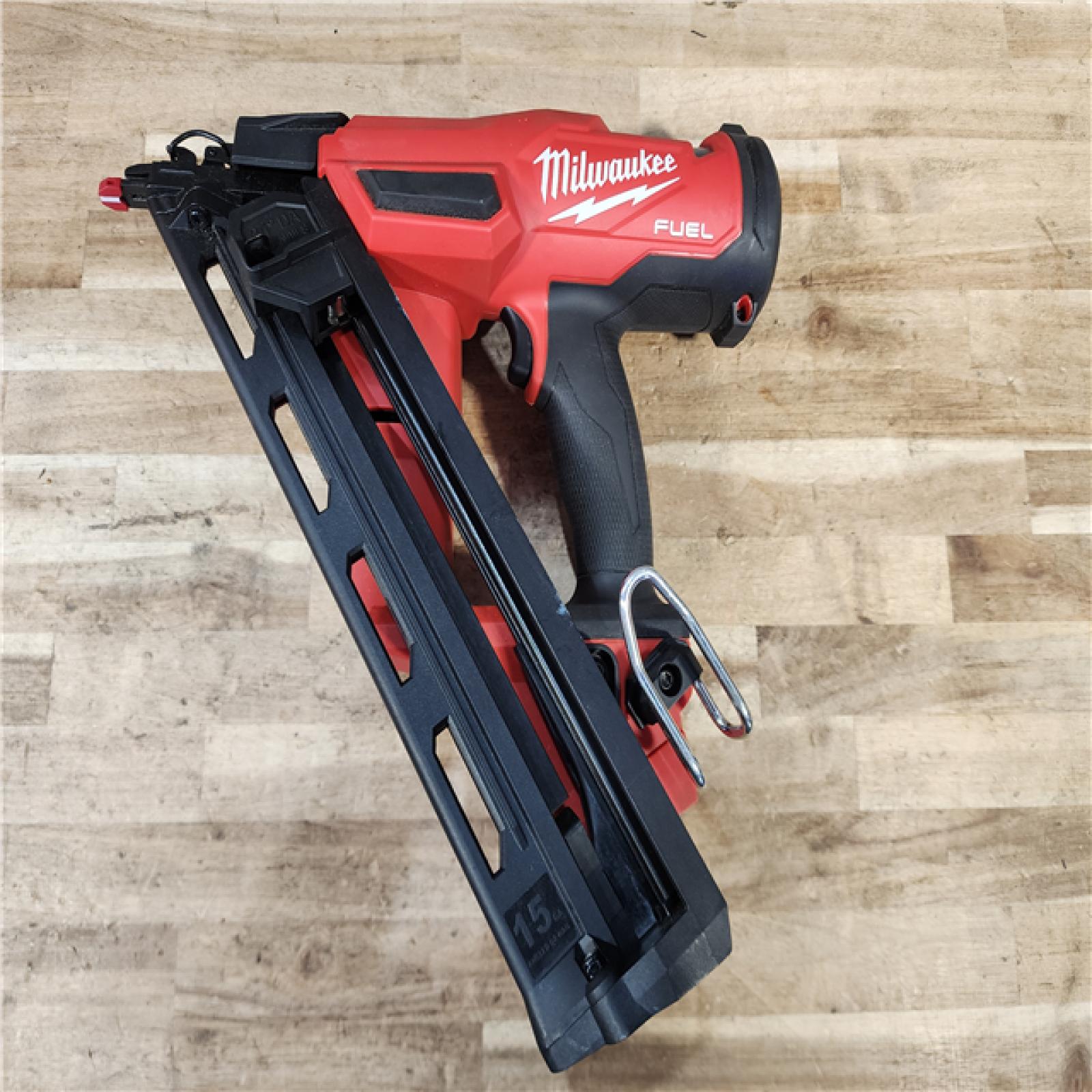 HOUSTON LOCATION - AS-IS (APPEARS LIKE NEW) Milwaukee FUEL 18-Volt Lithium-Ion Brushless Cordless Gen II 15-Gauge Angled Finish Nailer (Tool-Only)