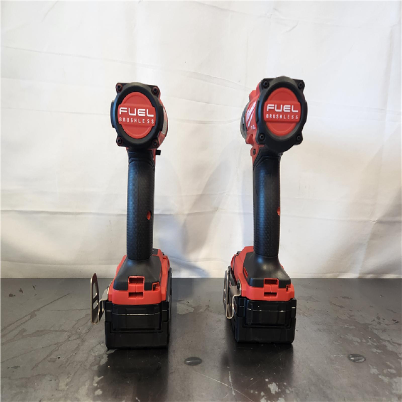 AS-IS- Milwaukee  FUEL 18V Lithium-Ion Brushless Cordless Hammer Drill and Impact Driver Combo Kit