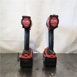 AS-IS- Milwaukee  FUEL 18V Lithium-Ion Brushless Cordless Hammer Drill and Impact Driver Combo Kit