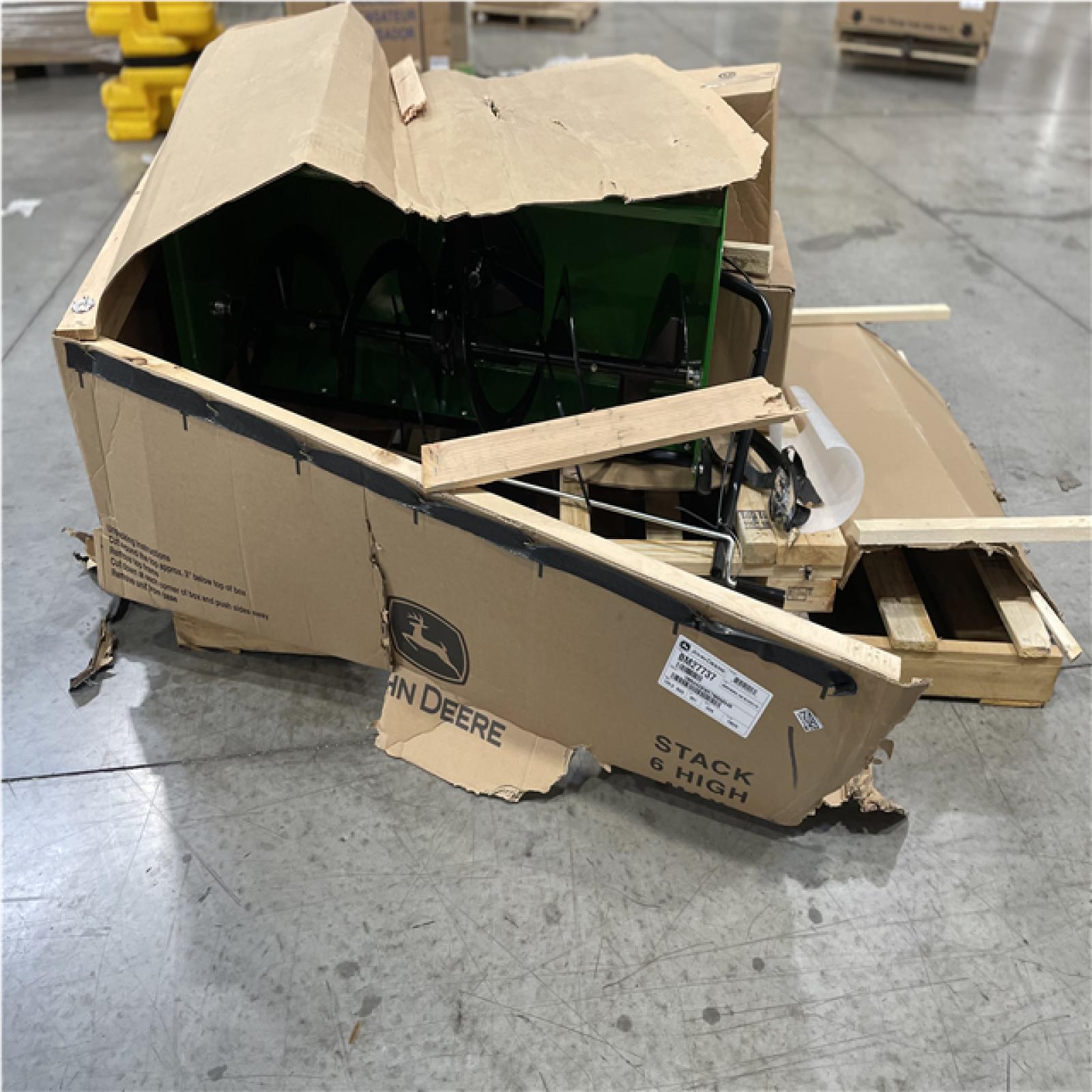 DALLAS LOCATION- JOHN DEERE 44in. Snow Blower Attachment For 100 & 200 Series Tractors