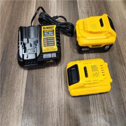 AS-IS DEWALT 20V MAX Lithium-Ion 6.0Ah and 4.0Ah Battery and Charger Starter Kit