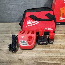 HOUSTON LOCATION - AS-IS (APPEARS LIKE NEW) Milwaukee FUEL 12-Volt Lithium-Ion Brushless Cordless Hammer Drill and Impact Driver Combo Kit