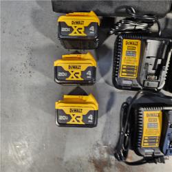 HOUSTON LOCATION - AS-IS (APPEARS LIKE NEW (3) Dewalt-DCB246CK 20V MAX* Lithium Ion Starter Kit