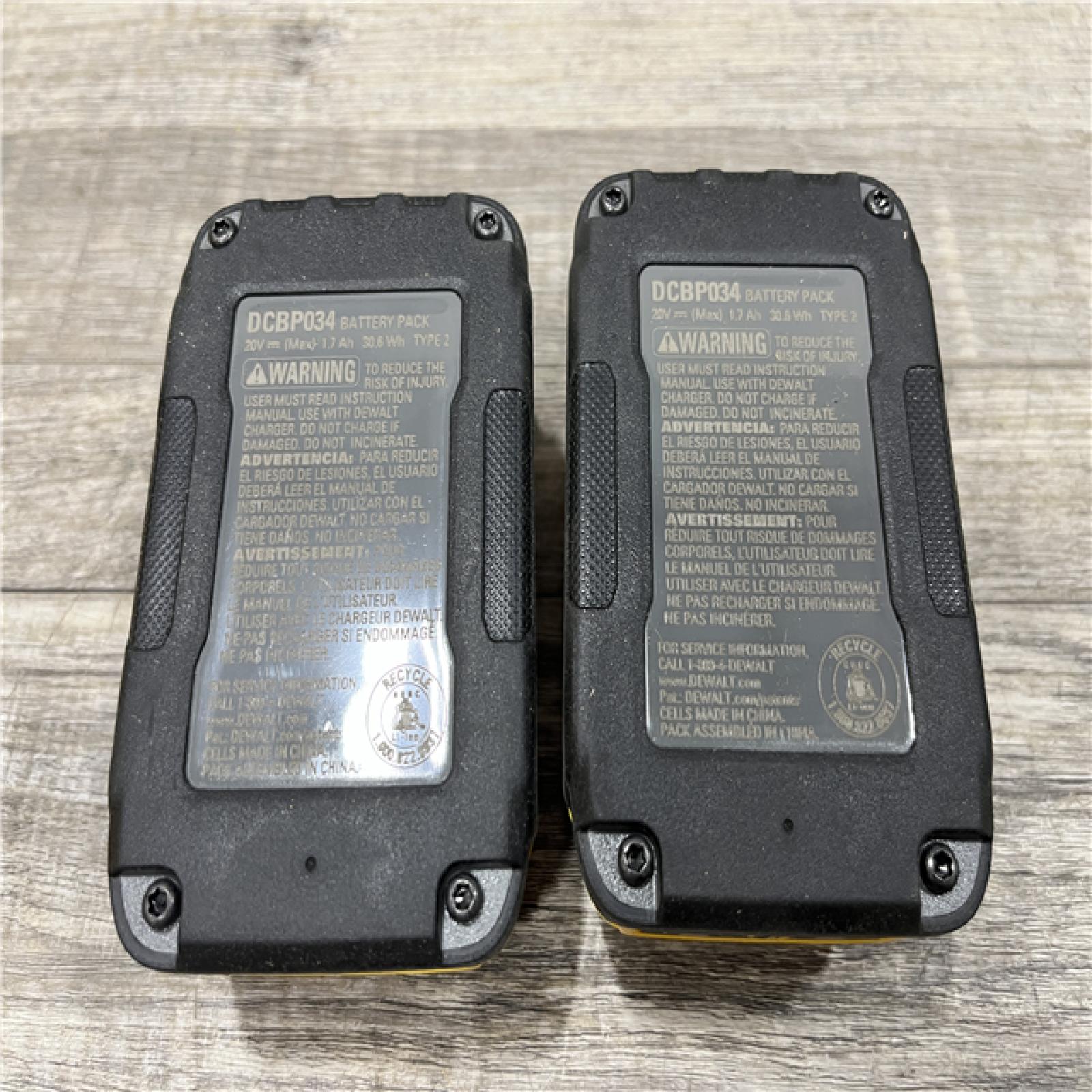 AS-IS DEWALT 20-Volt MAX POWERSTACK Compact Battery (2-Pack)
