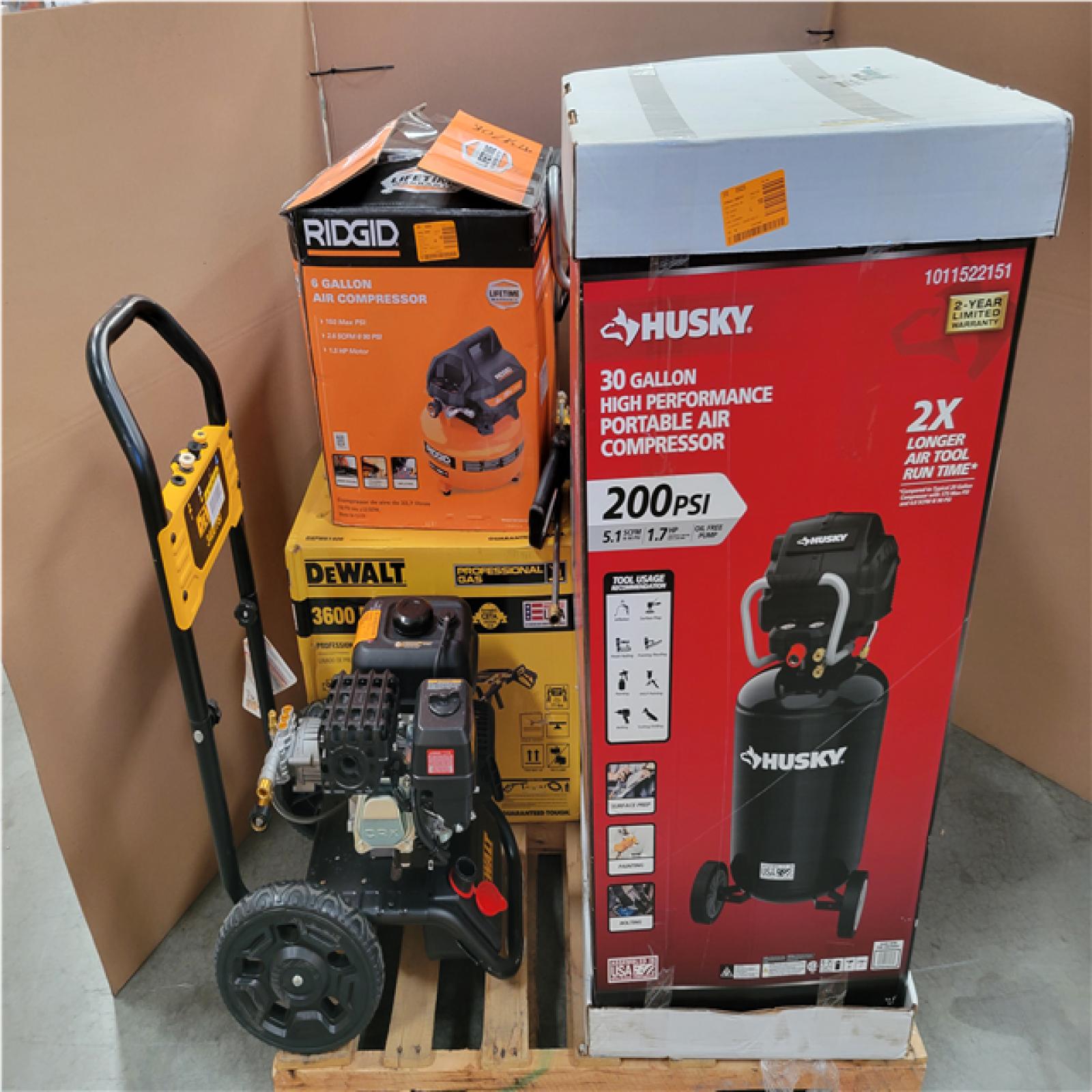 CALIFORNIA AS-IS OUTDOOR POWER EQUIPMENT