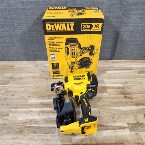 HOUSTON LOCATION - AS-IS (APPEARS LIKE NEW) DEWALT 20V MAX 15-Degree Electric Cordless Roofing Nailer (Tool Only)