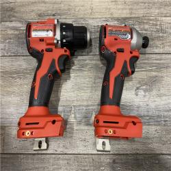 AS-IS Milwaukee 18V Lithium-Ion Brushless Cordless Compact Drill/Impact Combo Kit