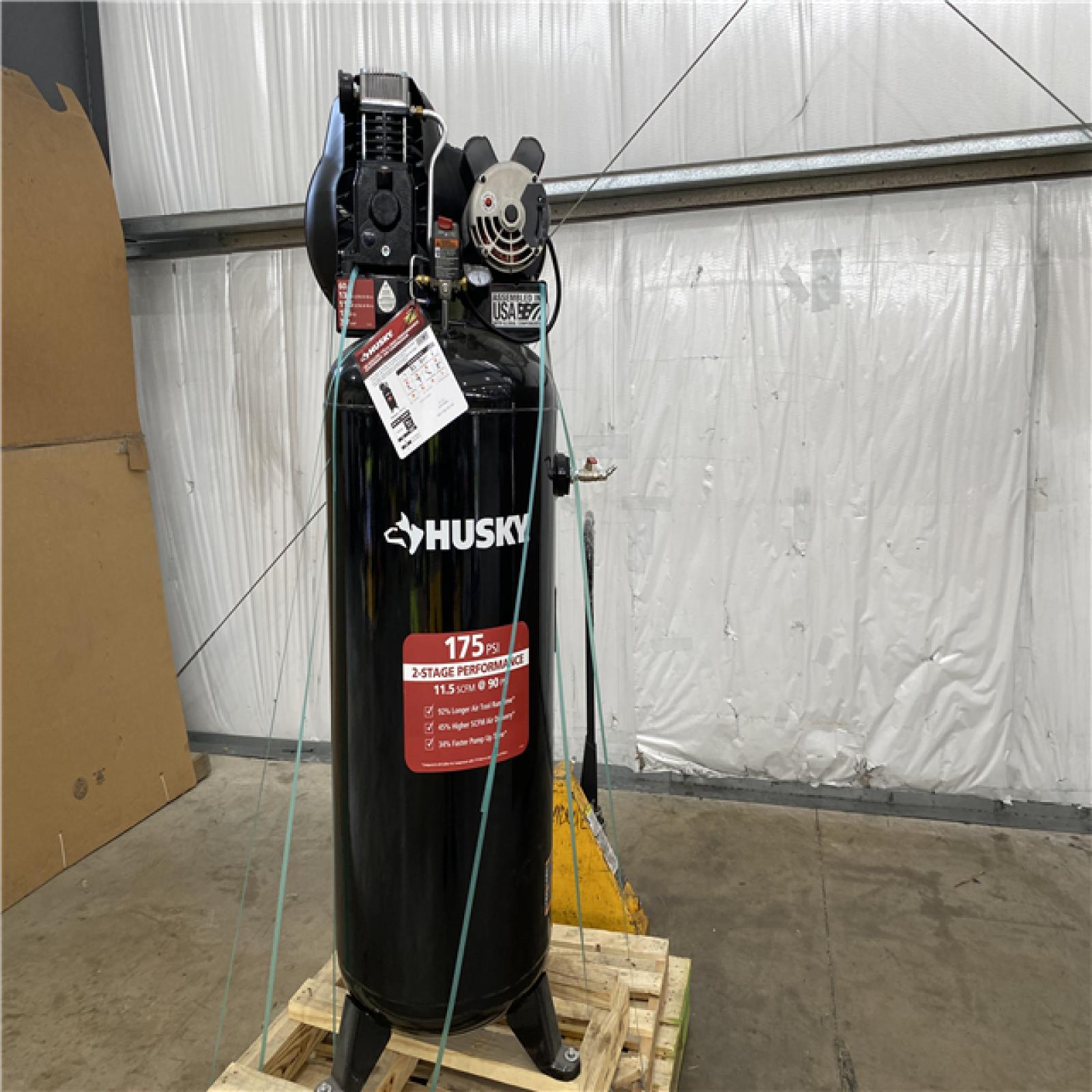 Houston Location AS IS - Husky 60gal Air Compressor