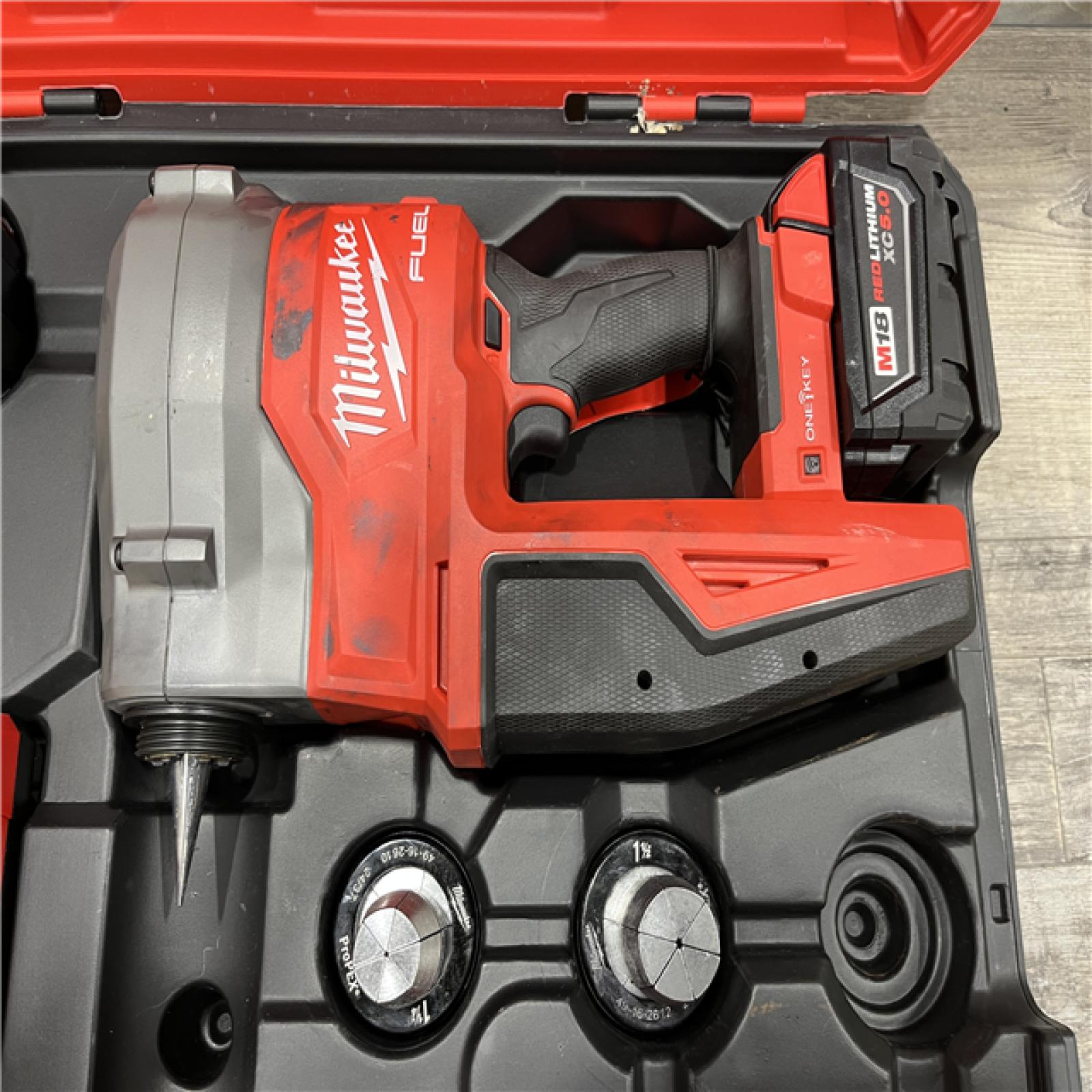 AS-IS Milwaukee Fuel 18-Volt Lithium-Ion Brushless Cordless 1/2 in. - 2 in. Expansion Tool Kit