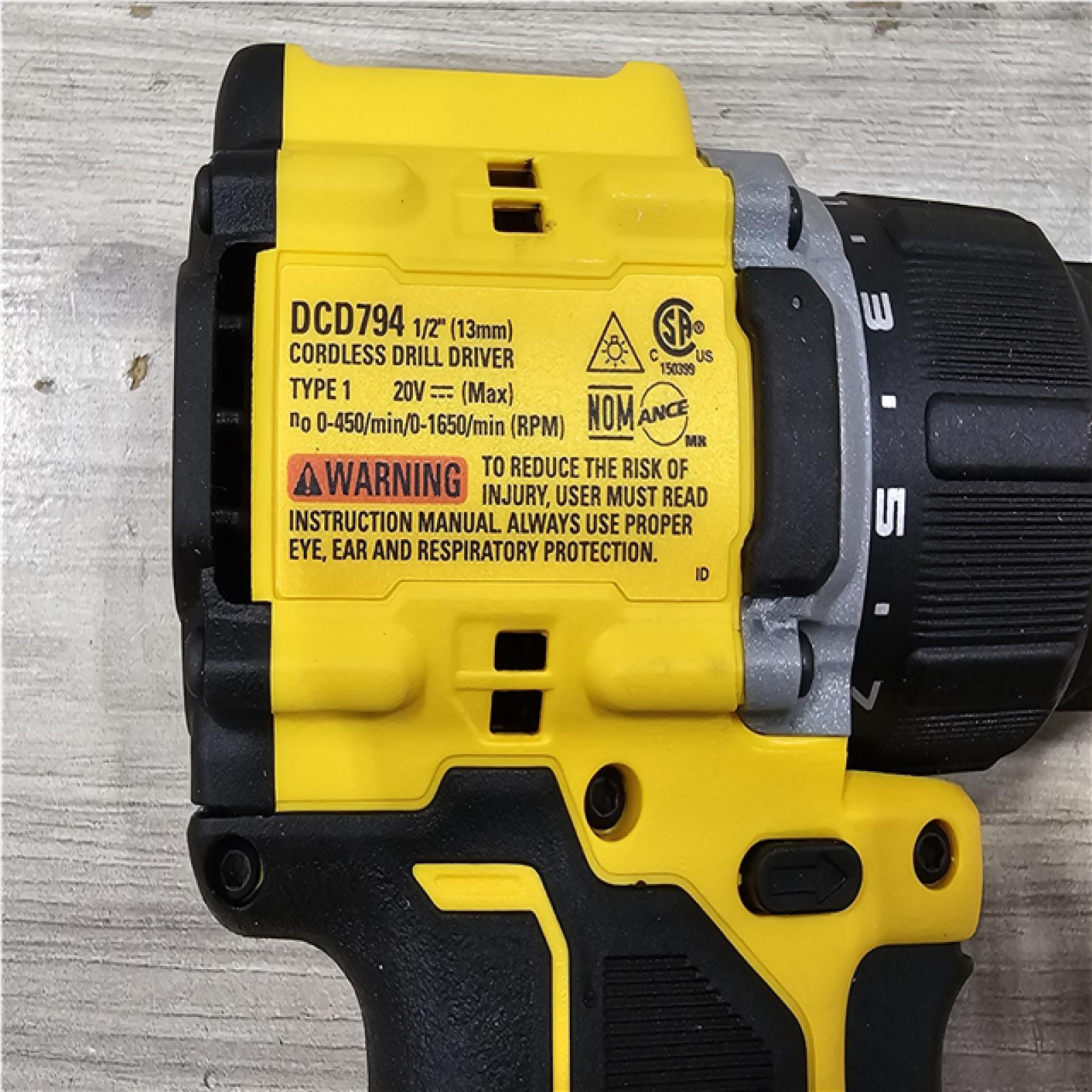 AS-IS DEWALT ATOMIC 20-Volt MAX Brushless Cordless 1/2 in. Drill Driver (Tool-Only)