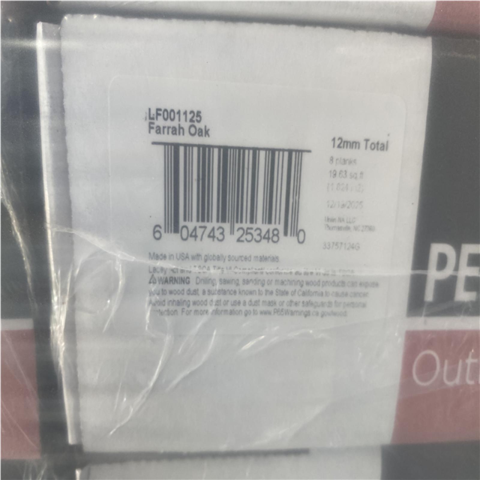 DALLAS LOCATON- PERGO OUTLAST+ FARRAH OAK 12 mm T x 7.4 in. W (19.63 sq.ft./case) (48 UNITS)