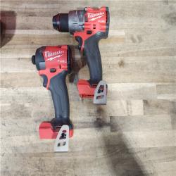 HOUSTON LOCATION - AS-IS Milwaukee  FUEL 18V Lithium-Ion Brushless Cordless Hammer Drill and Impact Driver Combo Kit