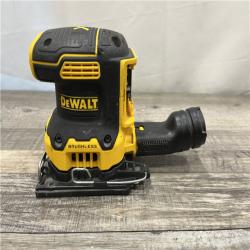 AS-IS DEWALT 20V MAX XR Brushless Cordless 1/4 Sheet Variable Speed Sander (Tool Only)