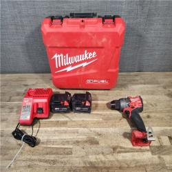 HOUSTON LOCATION - AS-IS Milwaukee FUEL 18V Lithium-Ion Brushless Cordless 1/2 in. Hammer Drill Driver Kit