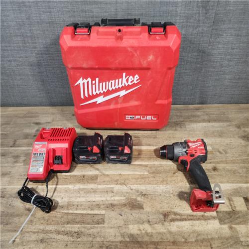 HOUSTON LOCATION - AS-IS Milwaukee FUEL 18V Lithium-Ion Brushless Cordless 1/2 in. Hammer Drill Driver Kit